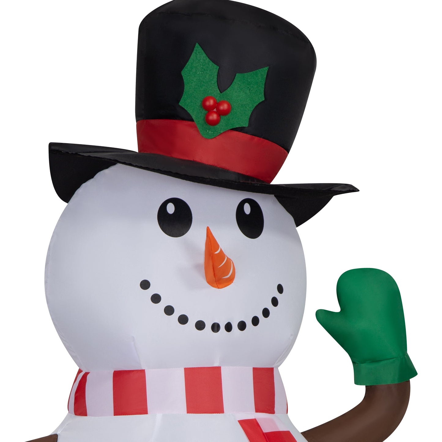 New Christmas Airblown Inflatables Yard Decoration Snowman with Top Hat, 3.5 Ft