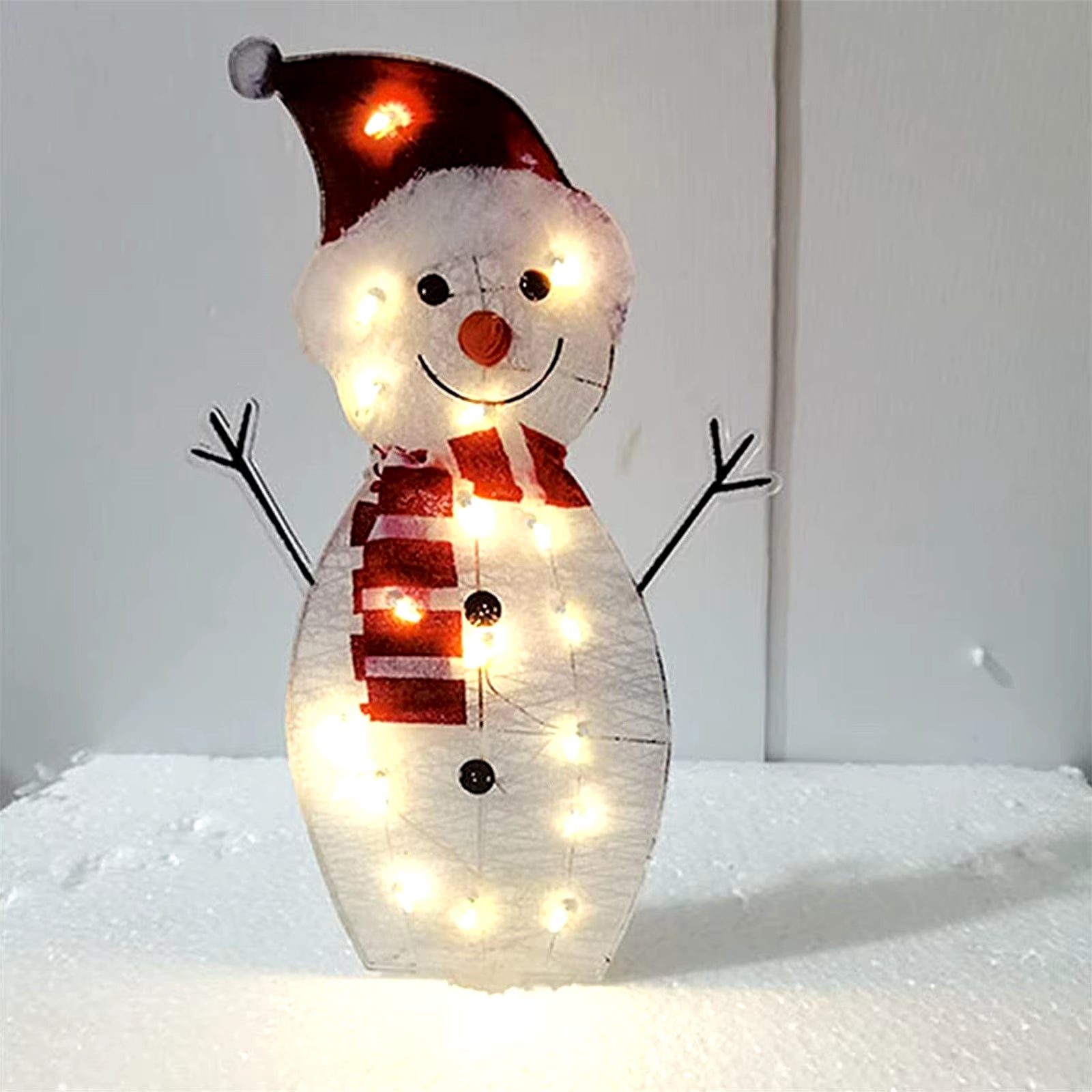 Snowman Christmas Inflatable Outdoor Decorations Santa Claus LED Light Outdoor Christmas Decoration for Home Garden New Year